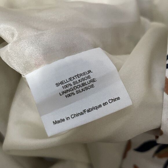 TORY BURCH Esmeralda Floral Vine Dress Size 8 Multicolor NEW Designer Silk - Picture 11 of 12